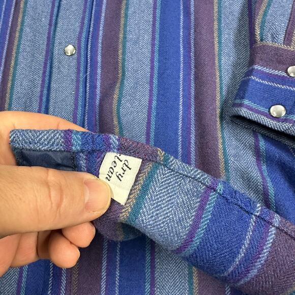 Vintage Pendleton High Grade Western Wear Wool Pearl Snap Shirt Men Large - Picture 9 of 14